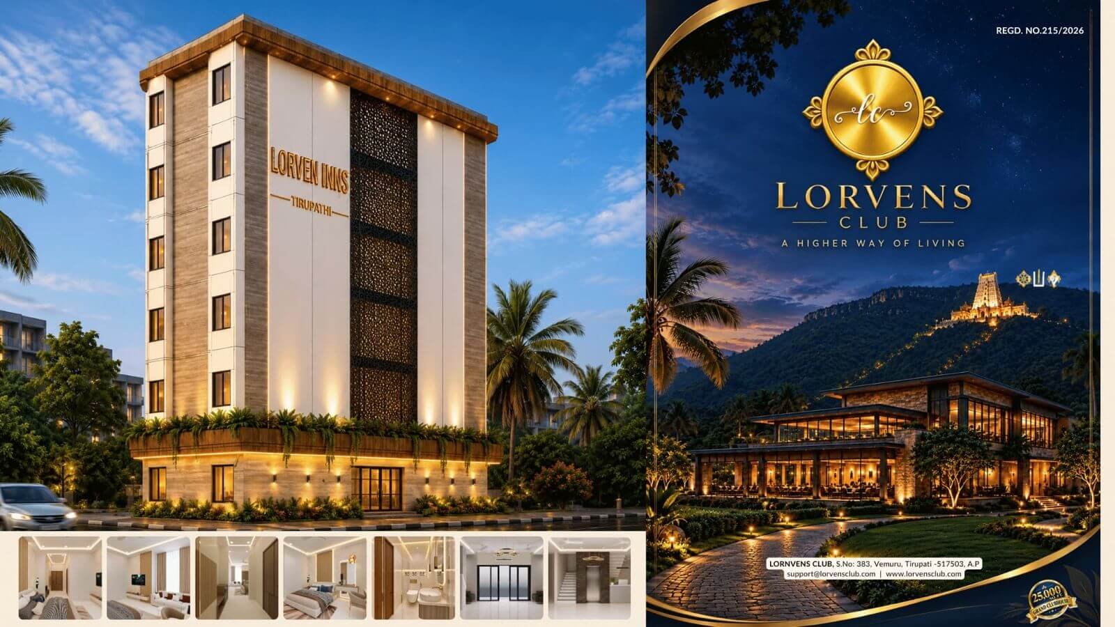 Lorven Inns, Tirupati Banner
