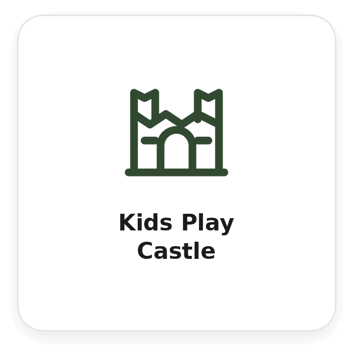 kids play castle amenity icon